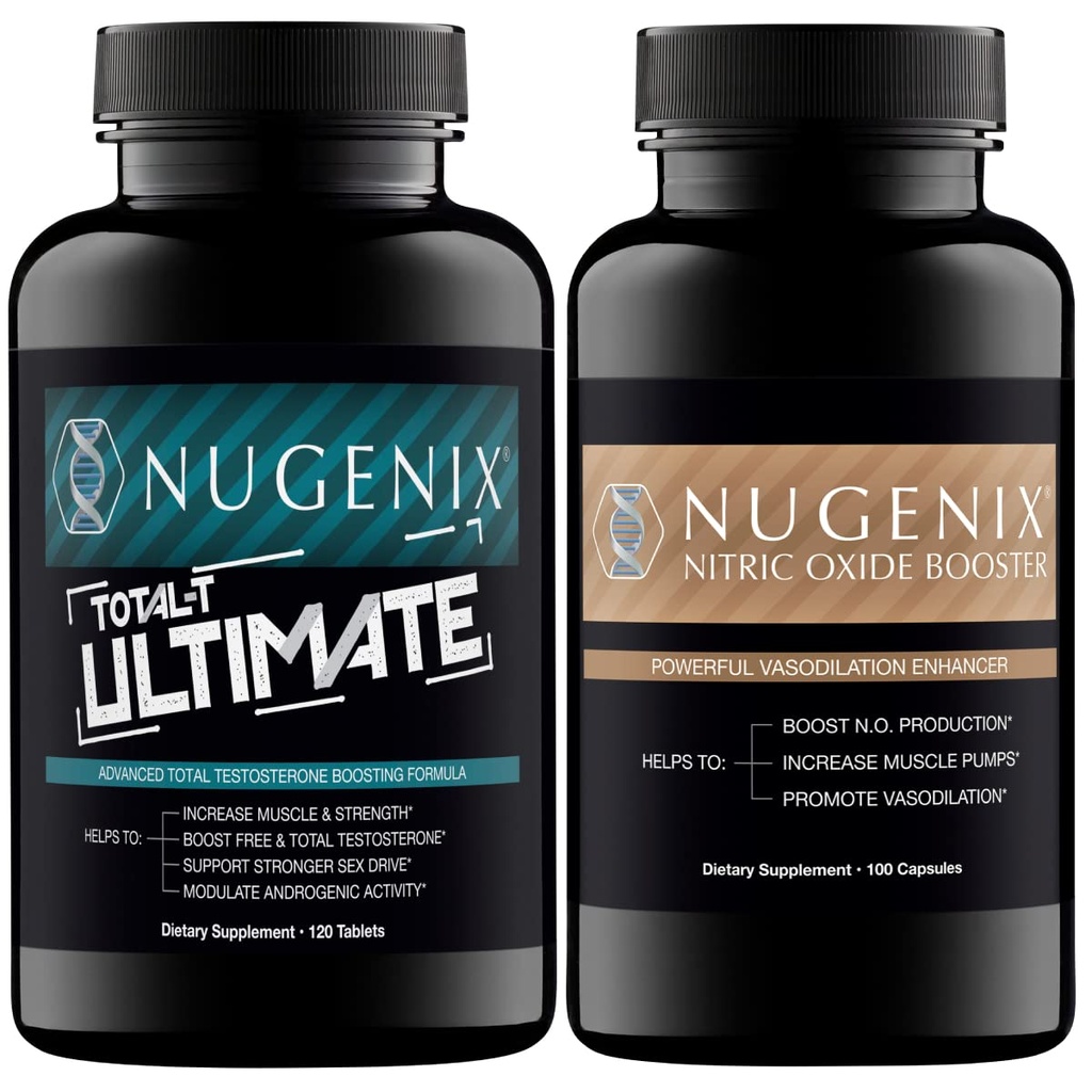 Nugenix Total-T Ultimate Testosterón Booster pre mužov a oxidu dusnatého pre mužov