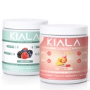 Kiala Nutrition Super Greens, Organic Greens Powder, Spirulina & Chlorella Superfood Powder, Sugar & Gluten Free Vegan, Spectra Blend, Mixed Berry & Miami Vice, 2 balenie