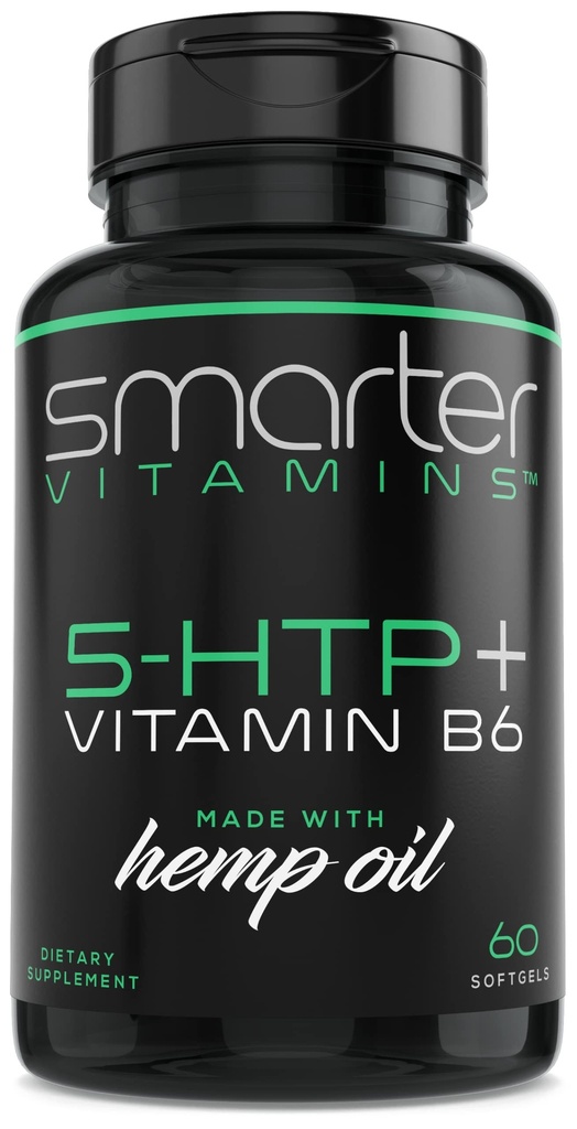 200 mg 5- HTP + vitamín B6, predĺžené časové uvoľnenie, 60 softgelov, 30 porcií