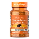 Puritánska pýcha Zeaxantin 4 mg s lutigoldTM lutein 10mg karotenoidy, diétny doplnok pre zdravé oči a videnie, 60 Easy-to-Swallow Rýchle uvoľnenie Softgels