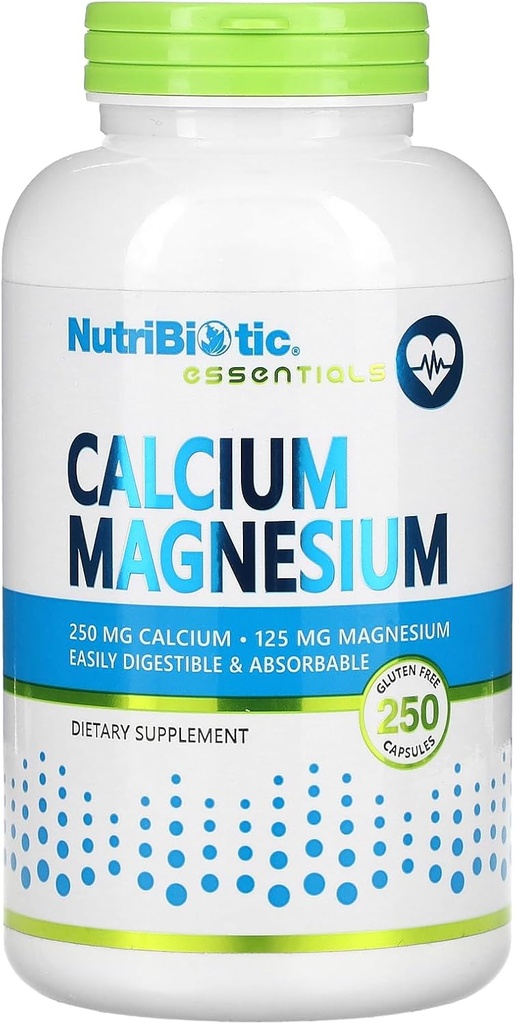 Nutribiotický vápnik Magnézium, 250 Caps