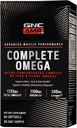 GNC AMP Complete Omega, podporuje srdce, kĺb, zdravie mozgu, 60 Počet