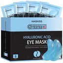Pod očné záplaty (8 párov), kyseliny hyalurónovej očné masky pre tmavé kruhy Puffy Eyes Undereye Bags, kolagén očné záplaty pre vrásky a Hydrate, starostlivosť o pleť darček pre ňu