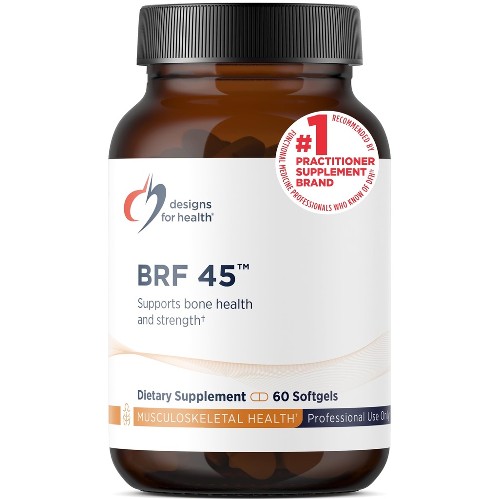 Dizajn pre zdravie BRF 45 - vitamín K1 + vitamín K2 ako MK-4 na podporu kostnej sily, zdravé starnutie + arteriálne zdravie - 2 formy vitamínu K + GG na pomoc Vitamín K2 MK4 výroba (60 mäkkých)