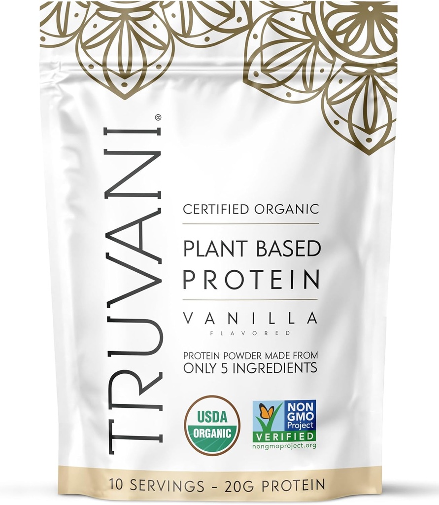 Truvani Vegan Pea Protein Powder 