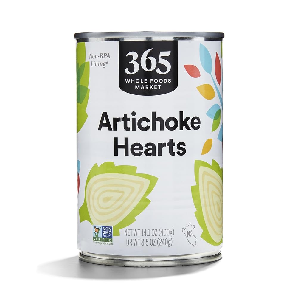 365 podľa trhu s celými potravinami, Artičoky srdca, 14.1 Ounce