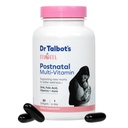 Mamička Dr. Talbot's Postnatal Multi-vitamín - DHA, Kyselina listová, Vitamíny a ďalšie - podporuje nové mamičky k lepšiemu wellness - 60 Softgels