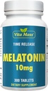 Melatonín 10 mg - TR Time Release - 300 tabliet - maximálna sila