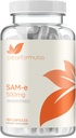 Bioactive SAM-e 500mg - High Strength SAM-e Supplement with Biologically Active S,S Form for Liver and Mood Support - Vegan Non-GMO Conservative Free - Made in the US (180 Servings)