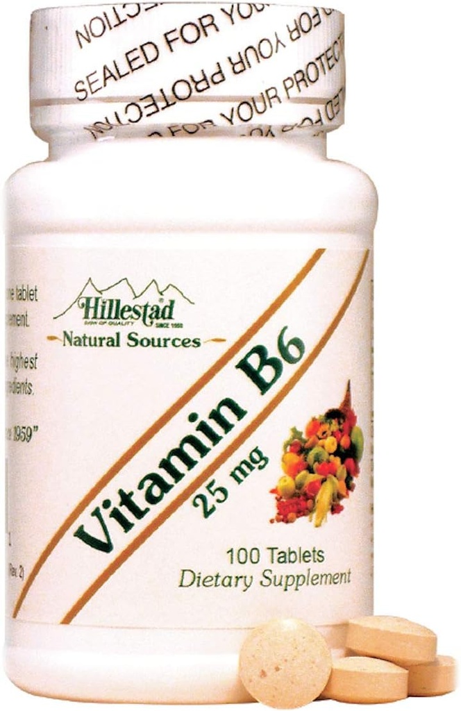 Dialyvite Hillestad Pharmaceuticals - vitamín B6 25 mg - 100 tabliet