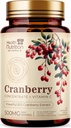 Cranberry pilulky doplnok 25,000mg - Čerstvé brusnice ekvivalent prášok extrakt s vitamínmi C & E - močové tract zdravotné podporu, Cran Berry ovocie, cukor bez formuly, fľaša v USA - 60 Kapsule