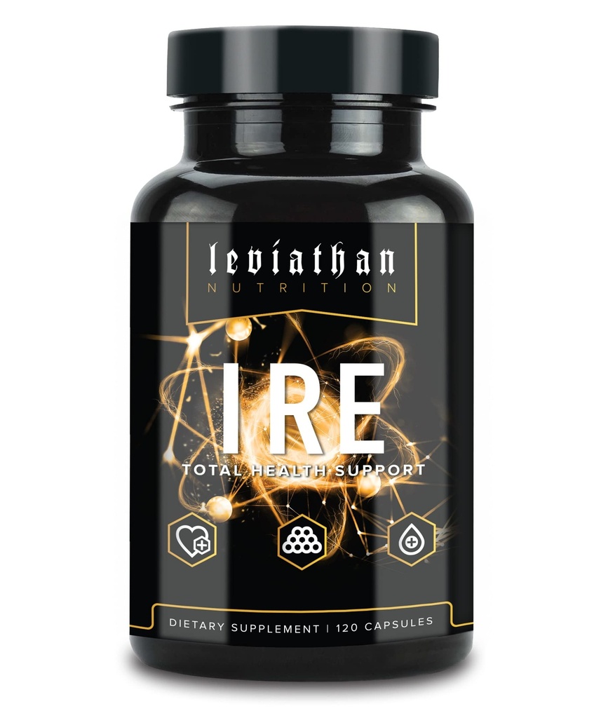 Leviathan IRE Complete Health Support - Celková podpora zdravia a antiosidantu s Longvida® Optimizovaným kurkumínom, hroznovým semenom, Berberinom, Arjunou a Resveratrolom