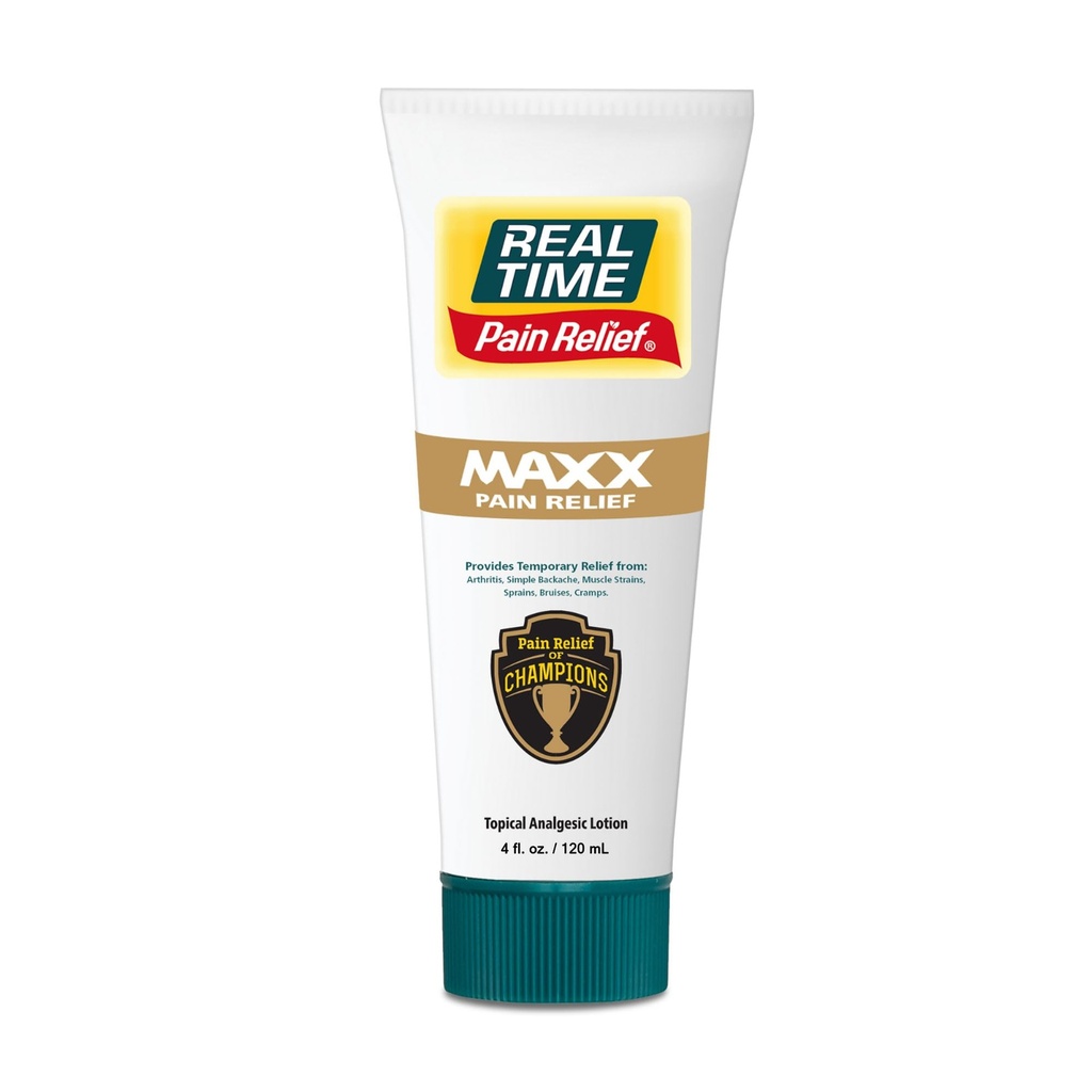 Relief bolesti v reálnom čase MAXX 4oz Tuba 18 Prírodné zložky: Arnica, Menthol & Peppermint 