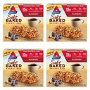 Atkins Blueberry ochutené mäkké baked energetické tyčinky, s vysokým obsahom proteínu Snack Bar, nízka hladina cukru, vysoký obsah vlákniny Snack, proteín Snack, 4 balenia (4 bary Each)