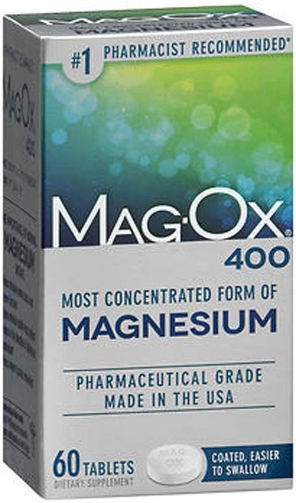 Mag-Ox 400 horčík, tablety 60 Každý (balenie 3)