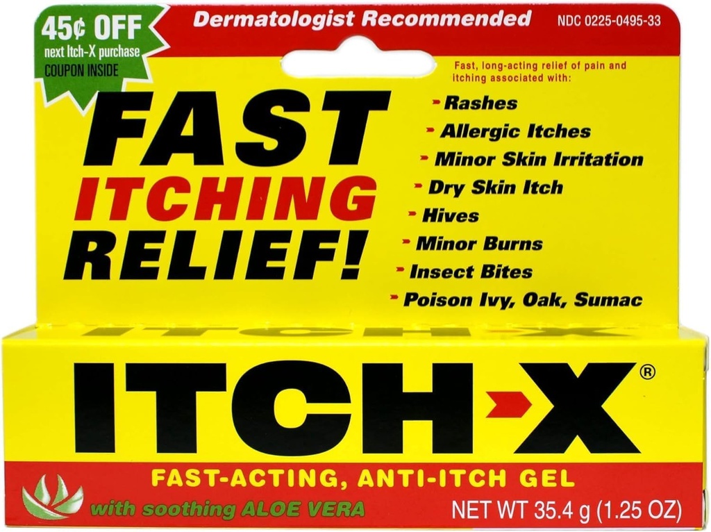 788802 Tube Anti-Svrbenie Svrbenie X Gel 1.25oz Množstvo 1 jednotky Ascher, B.F. & ...