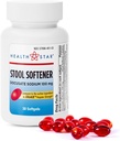 GeriCare Stool Softener Dokusate Sodík 100 mg, Laxatívum, 30 grófov (Pack of 1)