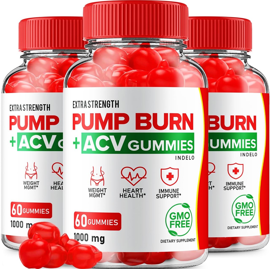 Pump Burn Keto ACV Gummies - Keto Pump Burn Gummies Recenzie, Pump Burn Keto + ACV Gummies for Weight Management B12 Burn Pump Advanced 1000mg Formula (3 Balenie - 180 Gummies)