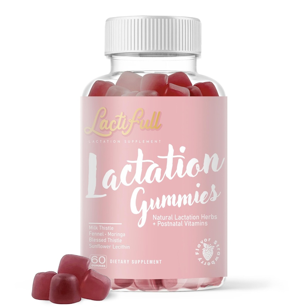 Mlieko Multiplikátor Laktácia Popôrodné Gummy - Postnatálna podpora Vitamíny Supplement for Nursing Dojčenie Maminka - Zvýšenie Dodávka mlieka Výroba Multivitamíny pre ženy