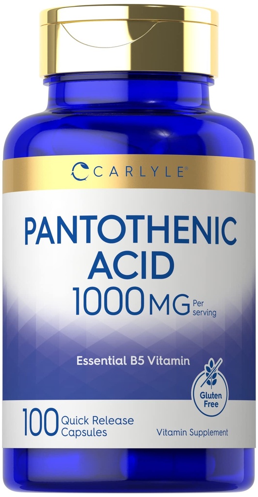 Carlyle Panthotenic Acid 1000mg 100 Kapsule 
