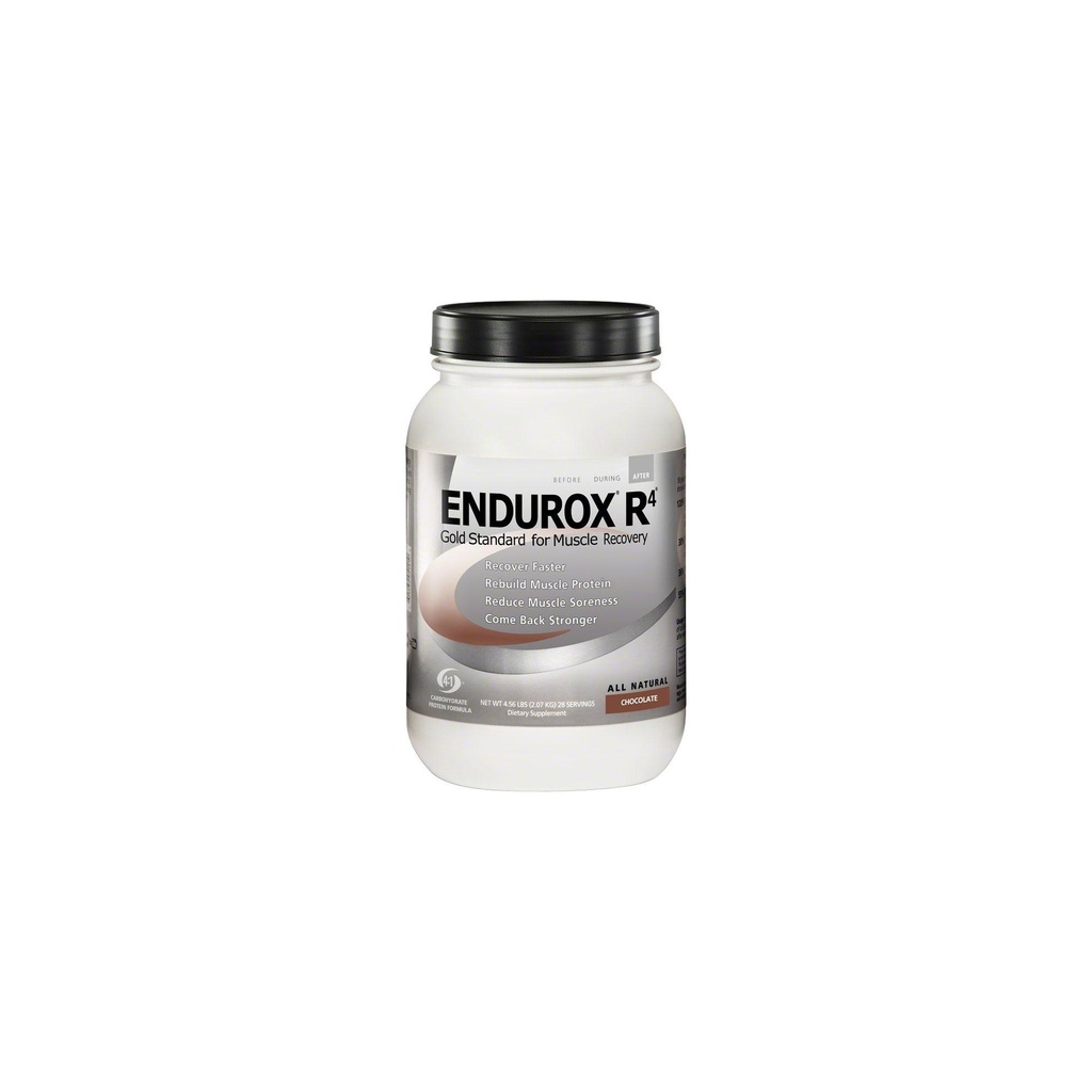 Endurox R4 by PacificHealh - All Natural Post Cvičenie Recovery Nápoje Mix s proteínom + Carbs & Electrolytes - pre rýchlejšiu regeneráciu, Znížená citlivosť a svalové rekonštrukcie - 28 Servírovanie (Chocolate)