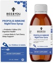 Včela a ty Propolis nočný sirup s probiotikami, vitamínom C a bazami - nežná formula pre dospelých a deti, 5 Fl Oz