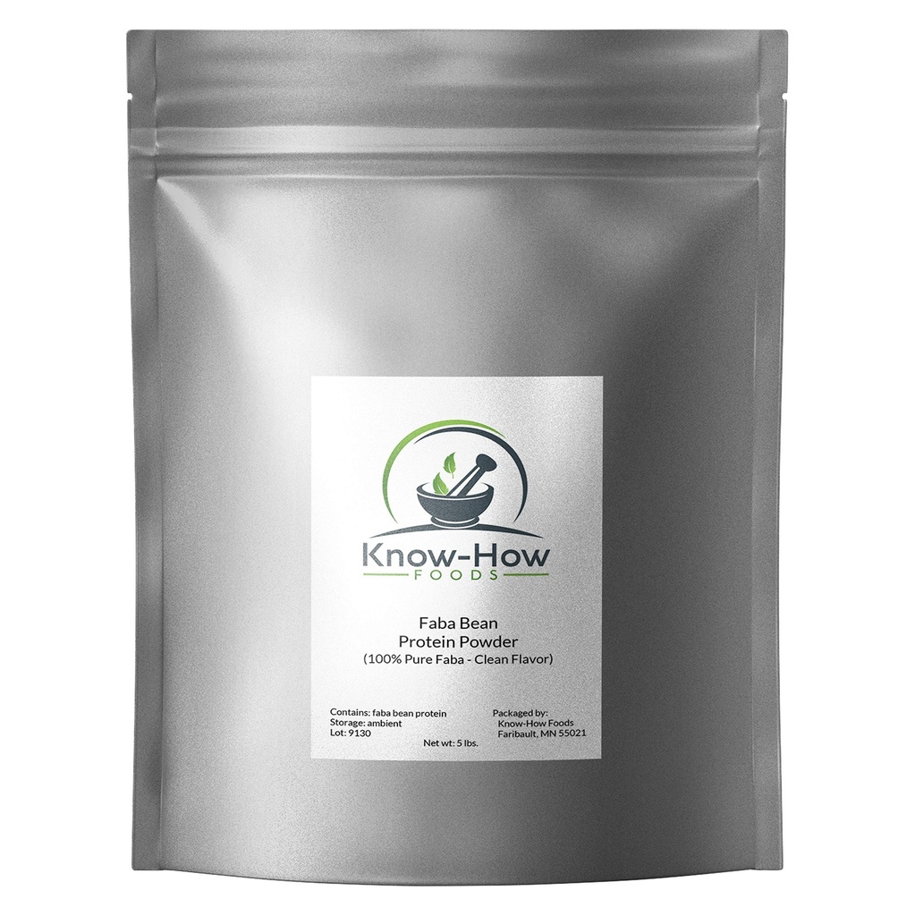 100% Pure Faba Bean Protein Powder (5 lb. hromadne)