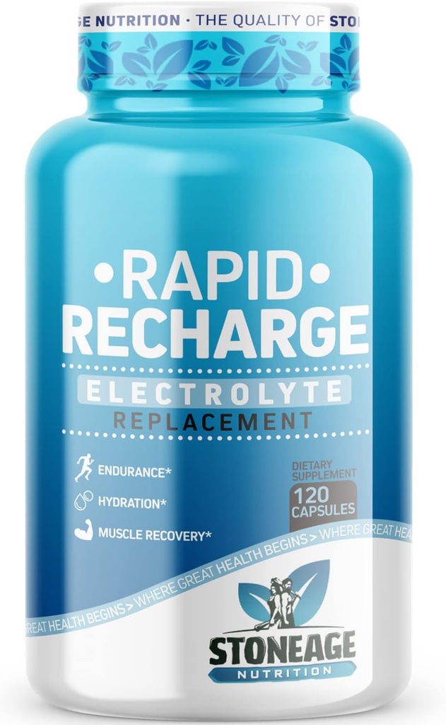 Elektrolytové pilulky - 120 kapsúl - Podpora pre PoTS syndróm, Soľné tablety - Keto Electrolytes Doplnky, Rýchla hydratácia, Vytrvalosť, Dehydratácia Recovery - GMO & Gluten Free