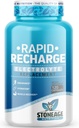 Elektrolytové pilulky - 120 kapsúl - Podpora pre PoTS syndróm, Soľné tablety - Keto Electrolytes Doplnky, Rýchla hydratácia, Vytrvalosť, Dehydratácia Recovery - GMO & Gluten Free