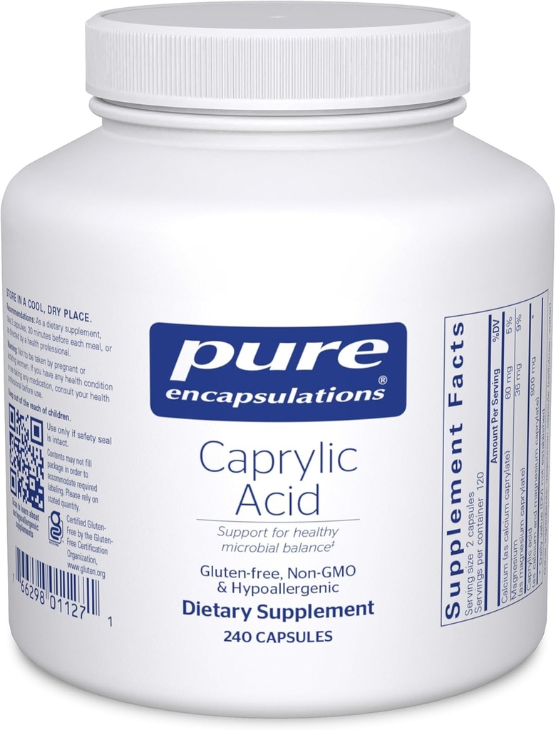 Pure Encapsulations Caprylic Acid