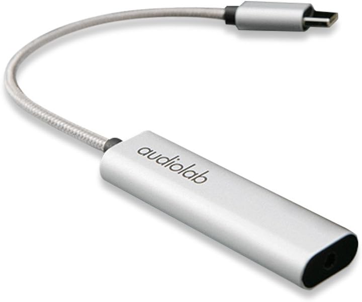 Audiolab prenosné slúchadlá zosilňovač audio napájaný USB DAC slúchadlá Amp pre telefón (Android, USB-C port)