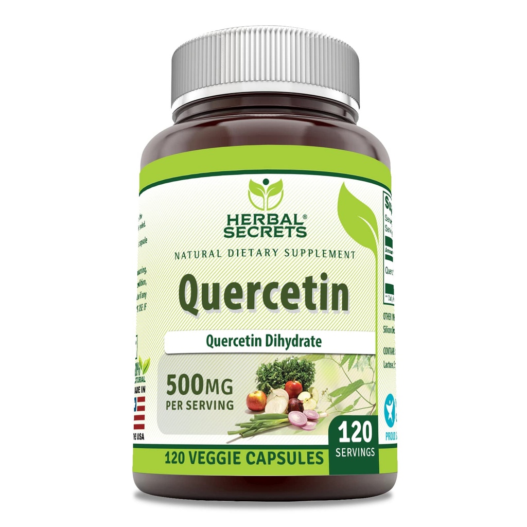 Bylinné tajomstvá Quercetin 500 Mg Supplement 