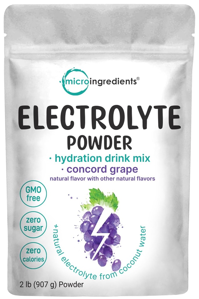 Micro Ingrediencie Hydratácia Elektrolyt Powder, 2 lb (139 Servings) 