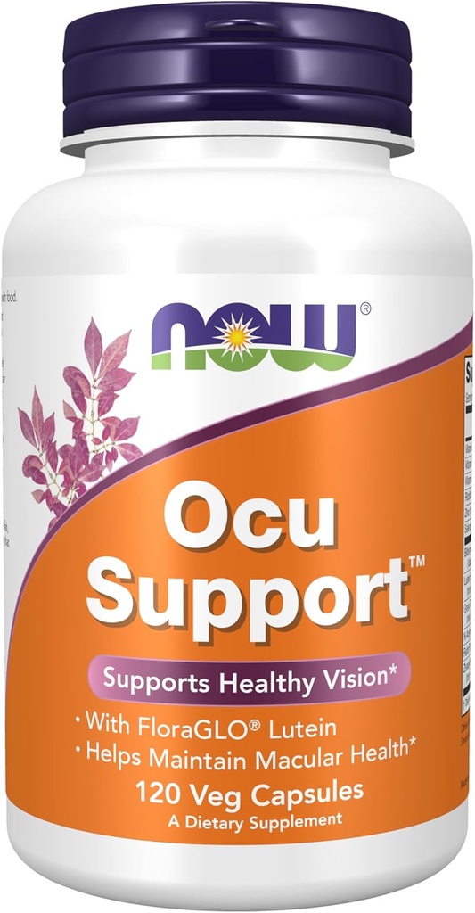 Teraz doplnky potravín, Ocu SupportTM s FloraGLO® Lutein, plus vitamíny A, C a E, 120 Veg kapsuly