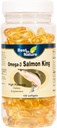 Omega-3 Salmon King Fish Oil 1000mg 100softgels - high Potency EPA/DHA. Omega-3 Mastné kyseliny
