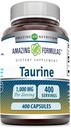 Amazing Formulates Taurín 1000mg Kapsule Amino Acid Supplement 