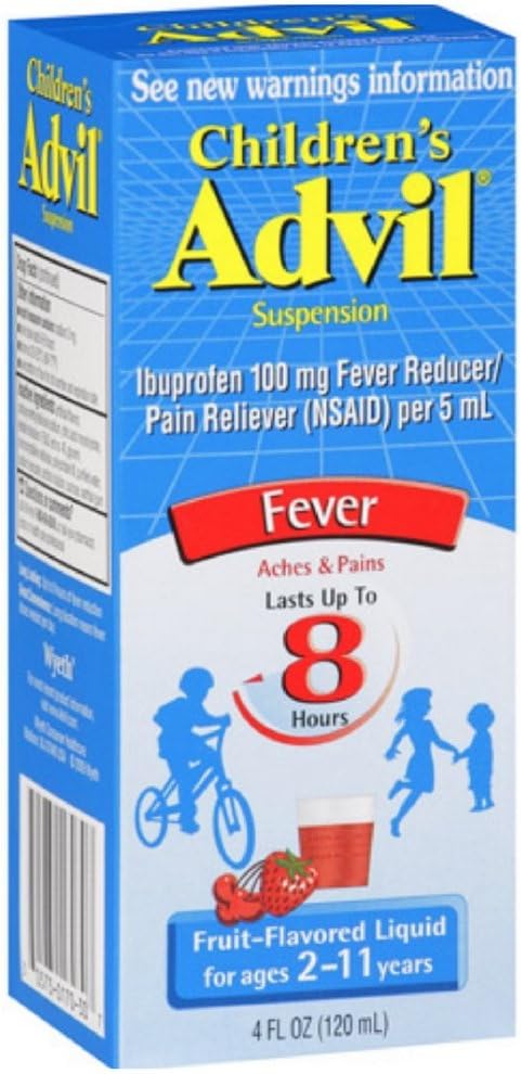 Advil, detská suspenzia, ovocie ochutené, 4 Ounce