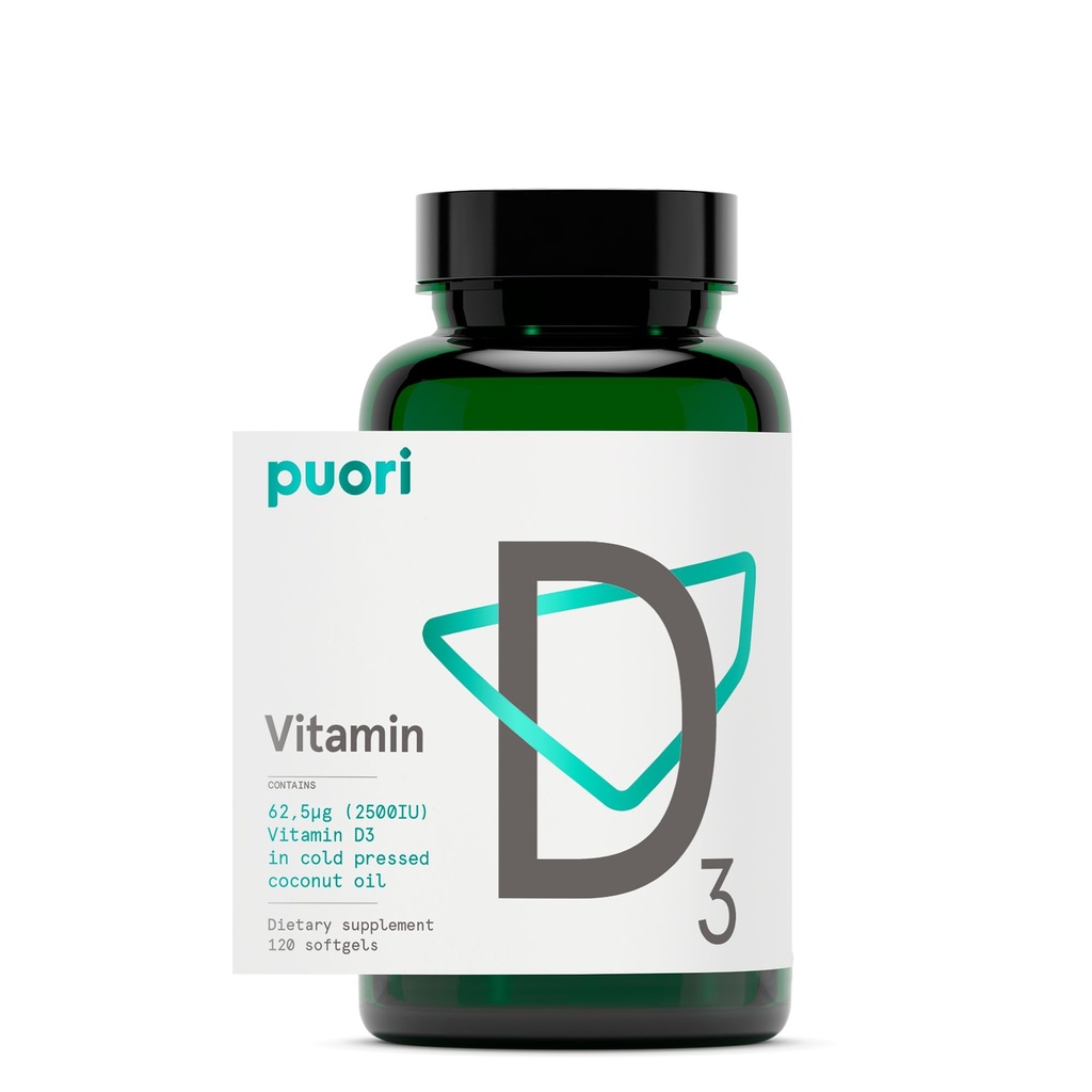 Vitamín D3 doplnok s organickým kokosovým olejom pre optimálne vstrebávanie 