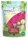 Potraviny na živo Organické Dragon Fruit Powder, 1,5 libra  Obsahuje maltodextrín. Bohaté na antioxidanty, vláknina, vitamín C. Ideálne pre Shakes, Smoothie misky