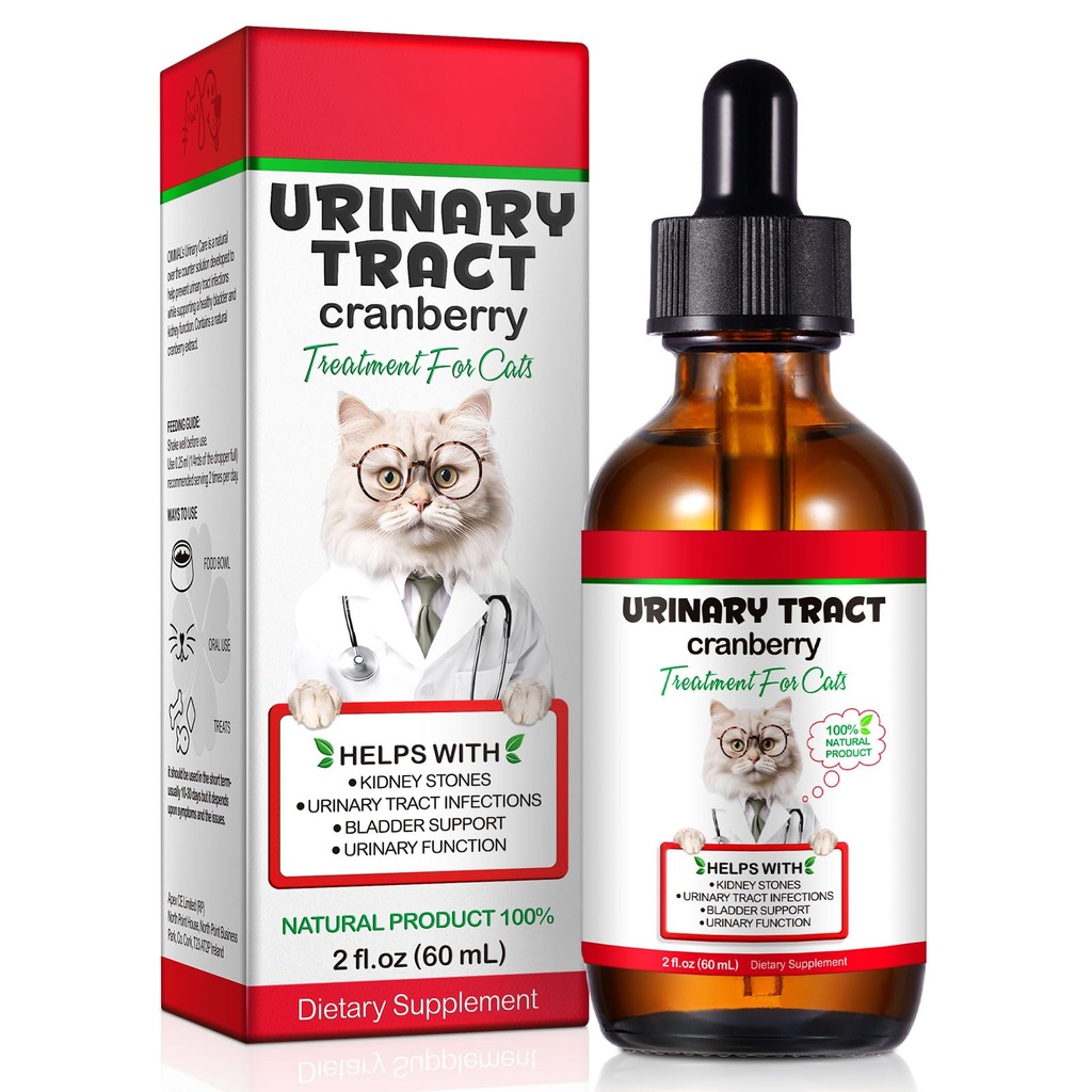 Feline močových ciest zdravie, Cat UTI Remedy, prírodné bylinné doplnok 2 fl oz, Podpora pravidelnej starostlivosti o močové zdravie