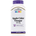 21st Century Apple Cider Ocot, 300 mg, 250 tabliet