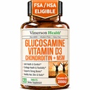 Glukozamín Chondroitín s vitamínom D3 2000IU 