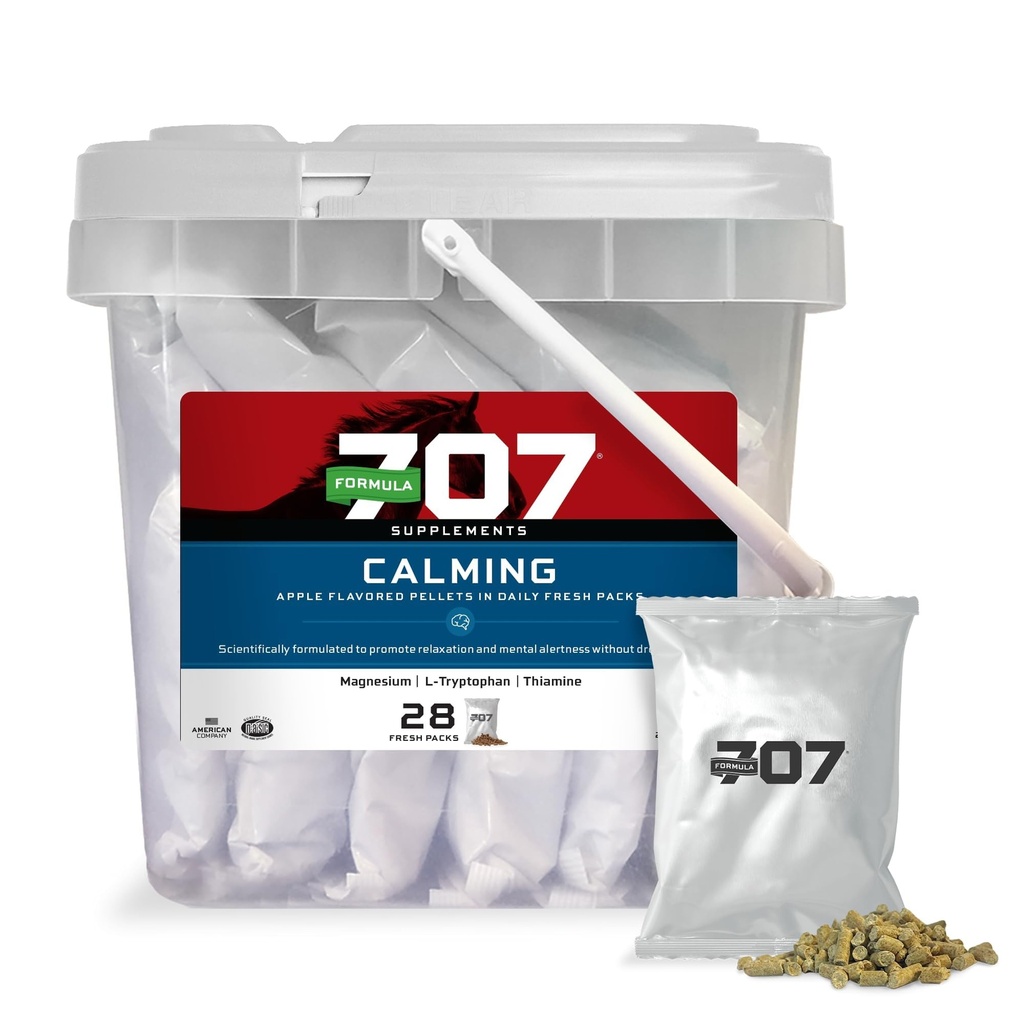 Formula 707 upokojujúce Equine Supplement, denné čerstvé balíčky 