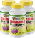 Sunshine Naturals Milk Thistle Complex. Podpora zdravia pečene, detoxikácia, antioxidant obrany, a prírodné funkcie pečene zlepšenie. Podporuje tráviace zdravie. 600 mg. 120 Kapsule. Balenie po 3.