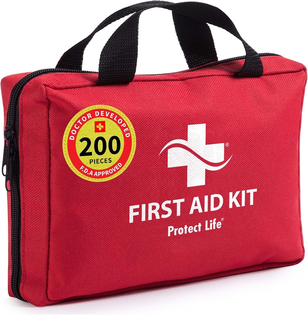 Chráňte život obchodné prvá pomoc Kit, Núdzová prvá pomoc Kit pre kancelárske nastavenie, Zdravotnícke Kit dodávky, Prvá pomoc Kits pre podniky, Škola a komerčné použitie - 200 Pieces