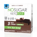 No Sugar Keto Bar Snack, Fudge Brownie, 12 x 1.41oz Bary - Nízky carb No Sugar Keto Snack Food with Keto Friendly Macros, 3g Net Carb, 9g Plant Based Protein, 13g Zdravý tuk, bez cukru (0g)