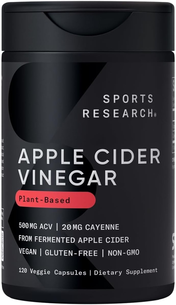 Športový výskum Apple Cider Vinegar s Cayenne Pepper 