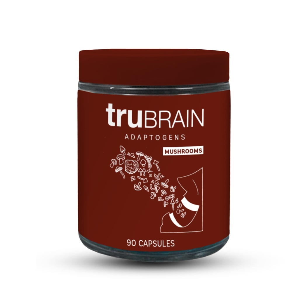 TruBrain Nootropné kapsule - Zameranie, Energia, Jasnosť. Rýchle Absorbovanie Nootropics Kapsule 