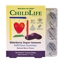 ČILDLIFE ESSIENTY Staršie plody Super-Immune SoftChew Gummies pre deti - Imunitná podpora s vitamínom C a vitamínom D3, Imunitný doplnok pre deti, batoľatá a deti - Berry, 27 Softchews