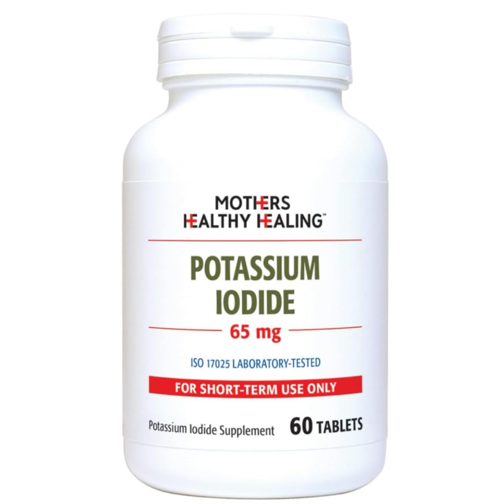 Tableta s jodidom draselným (65 mg), KI Iodine Pills (60 tabliet)